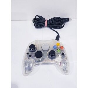 OEM Original Microsoft Xbox S Type Crystal Controller - Tested & Working